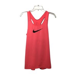 Nike Dri-Fit Peachy Pink Racerback Athletic Gym Yoga Tank Top Size M
